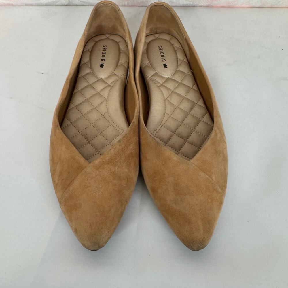 Birdies - Goldfinch Pointed Toe Flat - Tan - Size 6